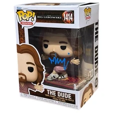 Jeff Bridges The Big Lebowski Signed The Dude Funko Pop Autograph Beckett COA