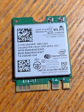 Dell Inspiron 15 5558 Dual Band Wifi Wireless Bluetooth Card 3160NGW N2VFR 1A7