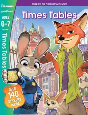 Zootropolis - Times Tables, Ages 6-7 (Disney Learning) By No aut