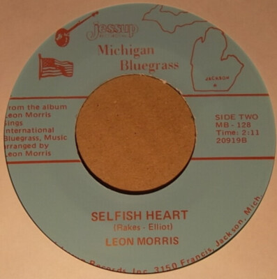 Leon Morris Sitting Here Waiting For You Vinyl Single 7inch Jessup Records, I