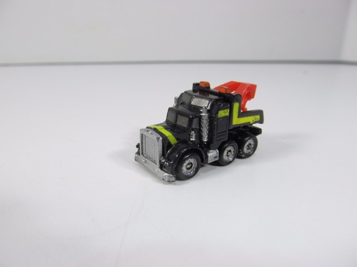 VINTAGE MICRO MACHINES WORK TRUCKS TOW TRUCK BIG RIG BLACK GALOOB | eBay