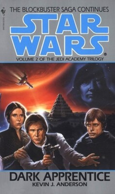 Star Wars EU Jedi Academy #2: Dark Apprentice, by KJ Anderson - Spectra PBK 1994