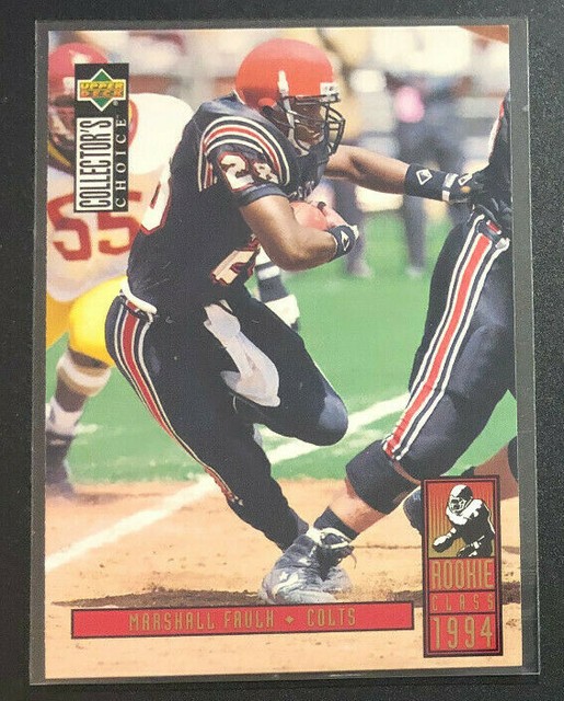 1994 Collector s Choice MARSHALL FAULK Rookie Card RC 14 Colts EBay