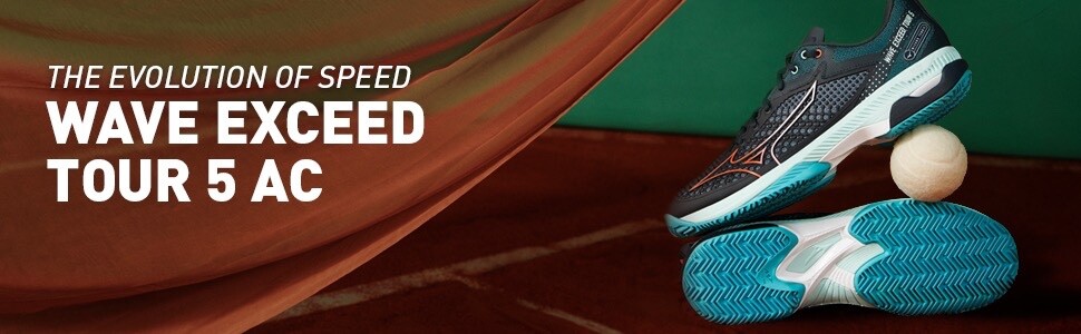 Wmn Sz 8.5 ~ Mizuno™ Wave Exceed Tour 5 Pickleball Tennis HC