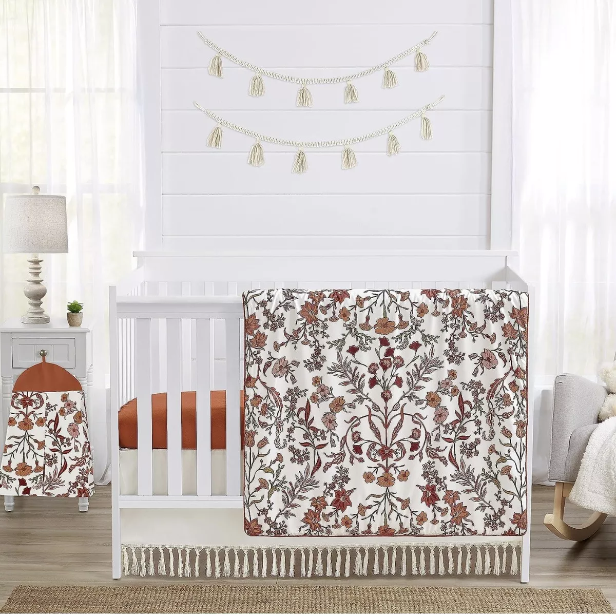 Ivory crib cheap bedding