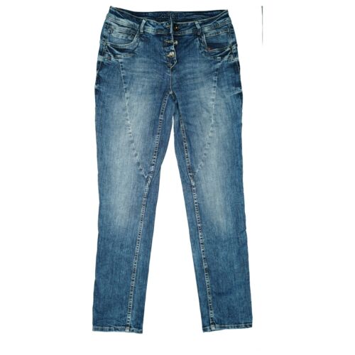 CECIL Scarlett Damen Stretch Jeans Hose slim skinny fit Comfort 38 W29 L32 Blau - Bild 1 von 5