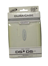 Nintendo DS Lite Hard Shell Console Carry Case White Intec Fit Game And SD Cards