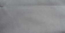 GRAY COTTON POLY BLEND POPLIN BOTTOM WEIGHT FABRIC 21X60 INCHES REMNANT