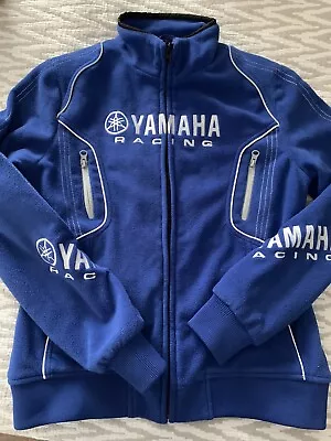 comprare Giacca Donna Yamaha Racing Pile Blu Merce Ufficiale Cerniera Intera Taglia Med