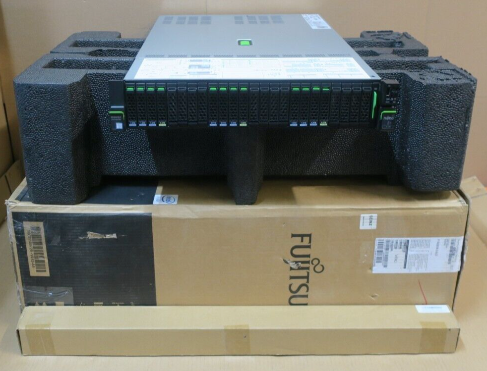Fujitsu Primergy RX2540 M4 2x 20C Gold 6138 768GB 9x 1.9TB + 3x