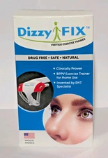 Dizzy Fix Vertigo Exercise Trainer Home Use Drug Free Safe Natural Homeopathic 