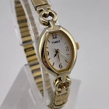Timex Womens Watch 17mm Case Stretch Bracelet Quartz Three Hands Analog