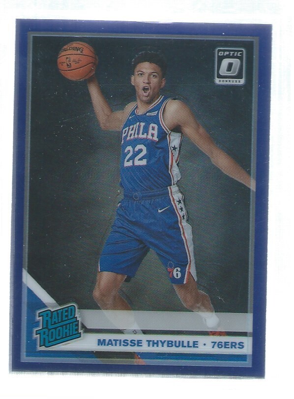 MATISSE THYBULLE 2019-20 PANINI DONRUSS OPTIC PURPLE HOLO PRIZM RC #192