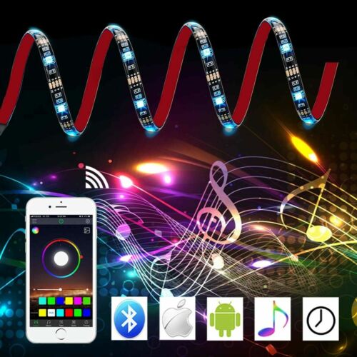 TV Computer Backlight 5V USB LED strip Light 5050 RBG Background Lighting 1m 3m - Picture 5 of 16