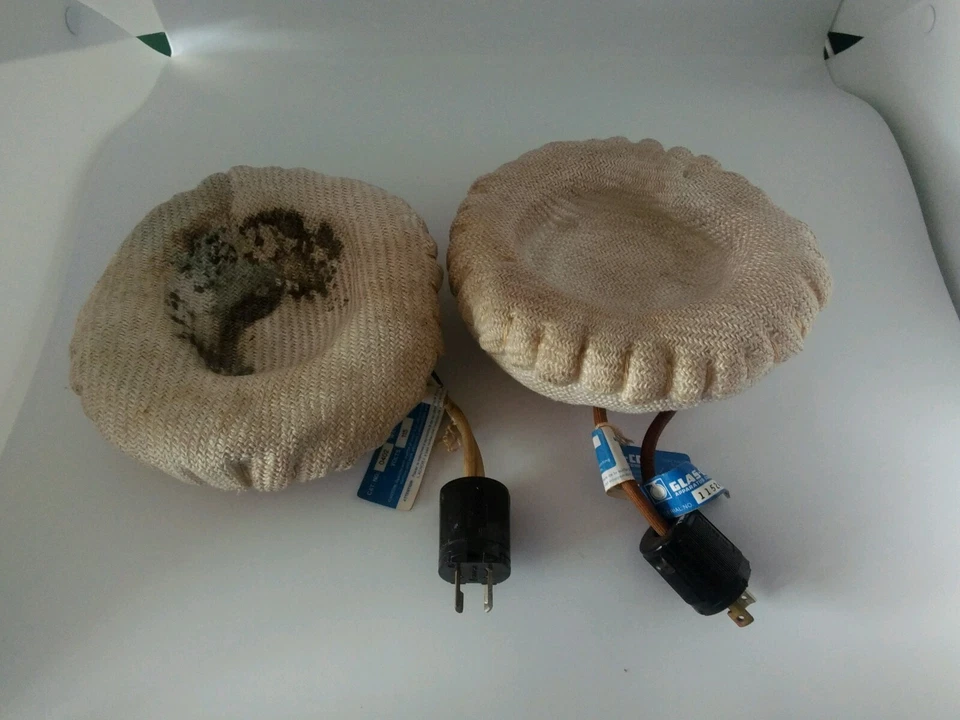 Lote de 2 mantos calefactores Glas-Col 0402 Foto 2 de 4