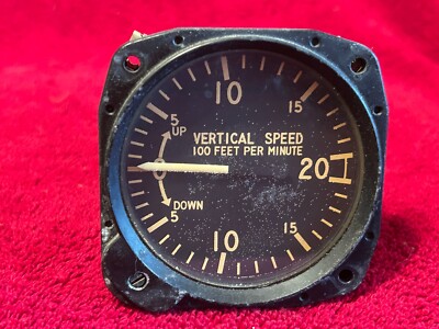 UNITED INSTRUMENTS VERTICAL SPEED IND P/N 7000T TOKYO INST P/N CA-52-1A CORE