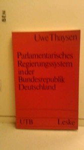 Parlamentarisches Regierungssystem In Der Bundesrepublik Deutschland Daten Ebay