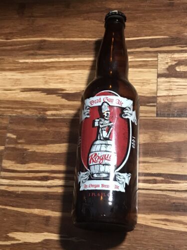 Rogue Dead Guy Ale Empty Beer Bottle & Cap - Vintage 1996 Newport OR Brewery - Picture 2 of 18