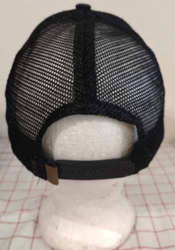 Mens Weight Lift Gym Trucker Cap Hat Black Snapback Mesh Adjustable Pumping Iron - Picture 4 of 6