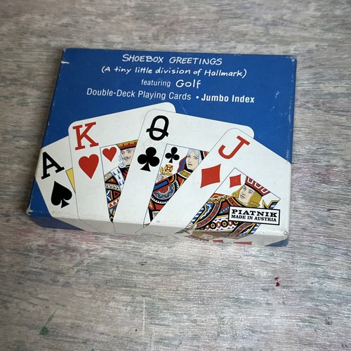 GOLF Schuhkarton Grüße Markenzeichen Doppelkartendeck Spiel Humor versiegelte Decks - Bild 3 von 9