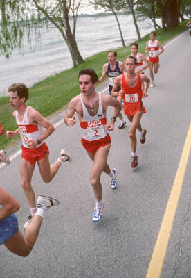 Dave Gordon Alberto Salazar Bill Rodgers Dean Matthews Anthony- 1984 Old Photo 1