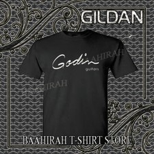 T-shirt divertente americana logo Godin Guitars Company nuova taglia dalla S alla 5XL