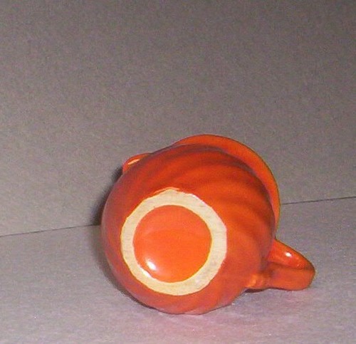Camark Swirl Pitcher Creamer Orange - Picture 3 of 3
