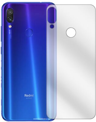 5x Schutzfolie für Xiaomi Redmi Note 7 Rückseite Display Folie klar