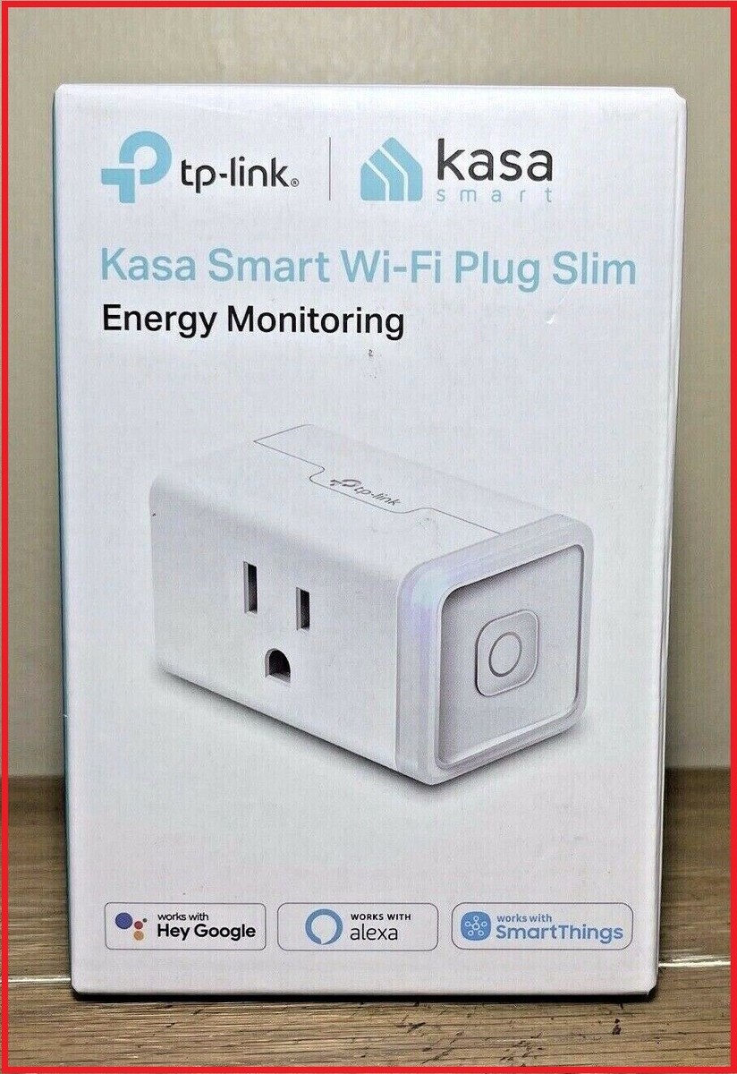 Energy Monitoring Kasa Smart Plug Google Home Compact Kasa Matter