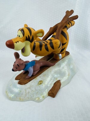 Disney Winnie The Pooh and Friends Tiger & Roo Look Out Snow Here We Go !BROKEN!