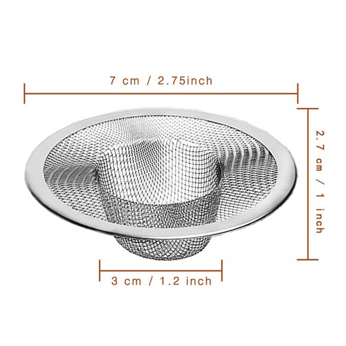 4 Pack Stainless Steel Kitchen Sink Strainer Mesh Screen for Bathroom Wash Basin - 第 8/8 張圖片