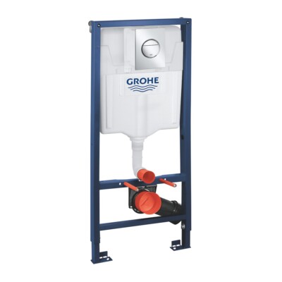 Grohe Rapid SL 3-in-1 Rahmenspülkasten für WC 1,13 mtr & Nova Button 39581000