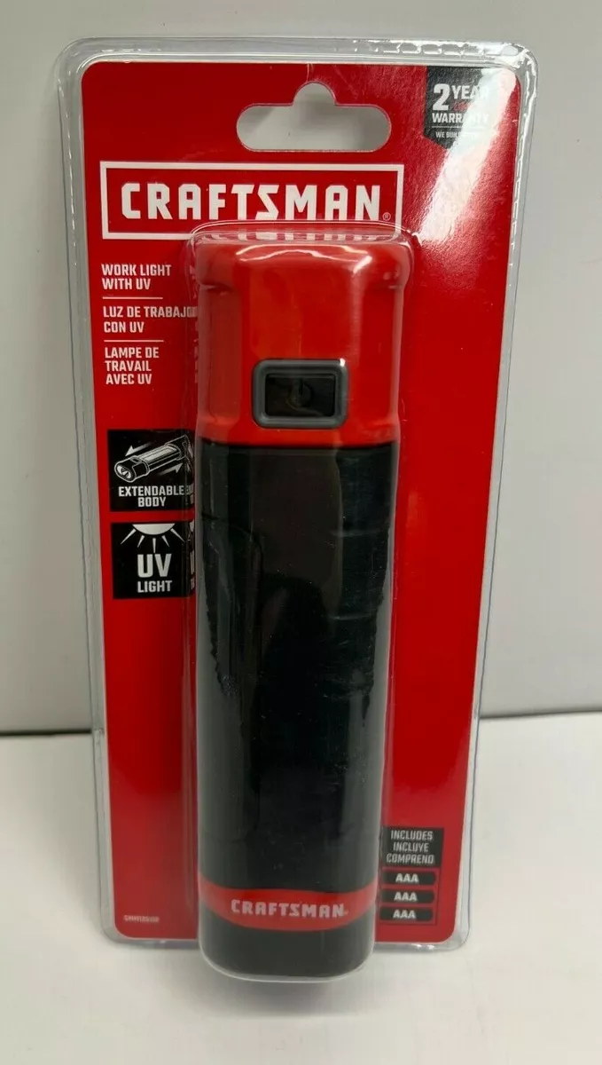 CRAFTSMAN Automotive 200 Lumen Extendable UV Work Light