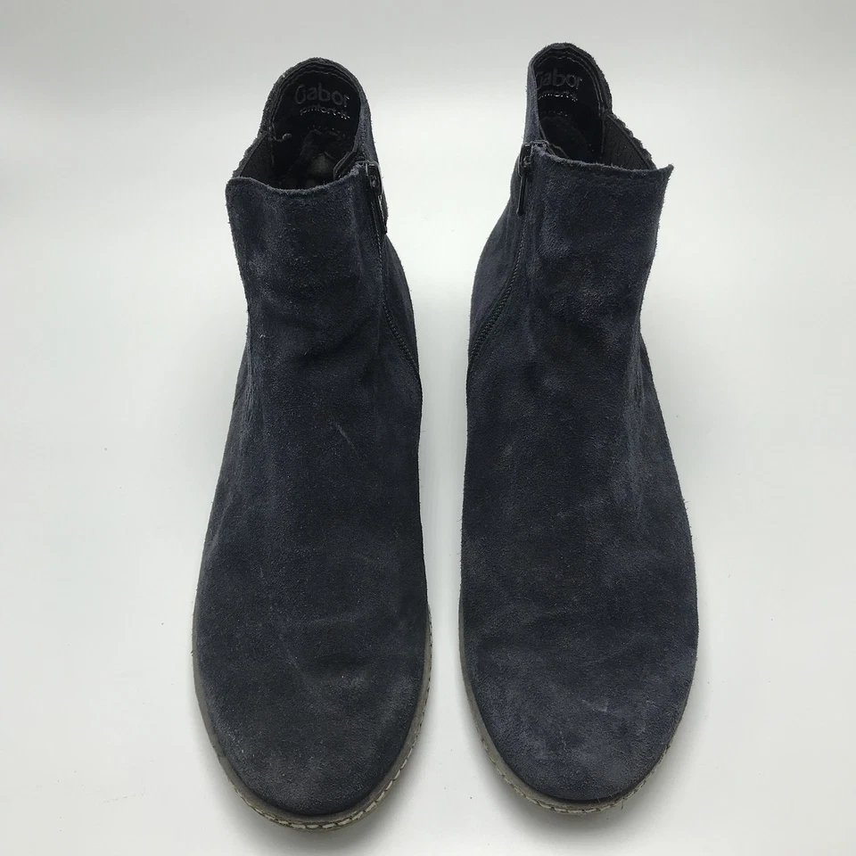 Замшевые сапоги Gabor Chelsea Pescara темно-синие размер 5,5 - Изображение 2 из 4