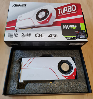 NVIDIA GeForce ASUS TURBO GTX 970 OC 4 GB GDDR5 PCI-E OVP