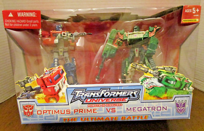2007 Transformers Universe The Ultimate Battle Optimus Prime vs Megatron NIB