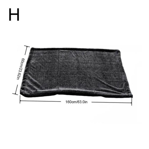 Microfibre Car Drying Towel Super Absorbent Grey Large Thick Cloths P2O8 - Picture 23 of 23