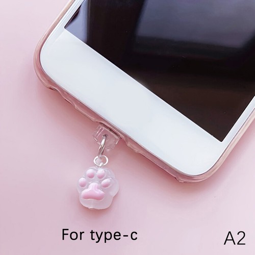 Phone Dust Plug Cat Claw Pendant Decoration For IPhone Type-C Charging Interface - 第 12/16 張圖片