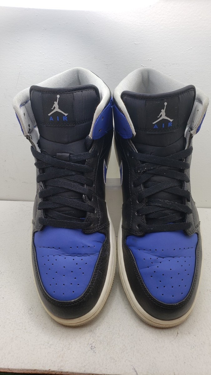 Air Jordan 1 Mid Royal Blue Black 554724-007 Men\'s US 10.5 2013 No Box s-l400.jpg main image 4