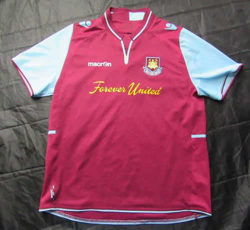 Mohamed Diame HAMMERS WEST HAM UNITED shirt jersey Macron 2012-2013 adult SIZE M - Picture 2 of 12
