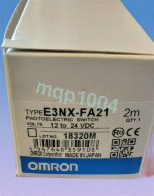 1PC Brand New Omron Authentic Fiber Amplifier E3NX-FA21 2M