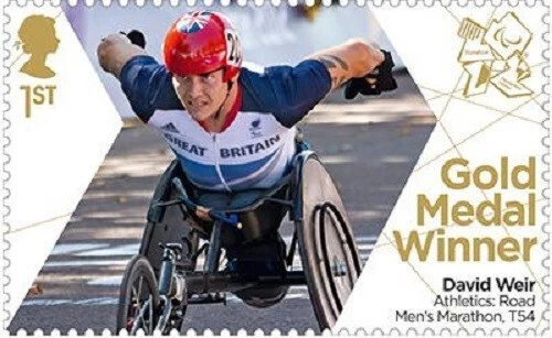 GB 3405 Paralympics Gold Medal David Weir 1st single MNH 2012