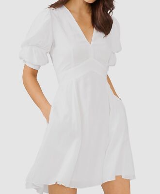 1 state dresses $90 1. Women's White Tiered Bubble Sleeve V-Neck Dress Size XS Niche Muse Dress Womens dresses Size:Extra Extra Small Pink Cake Smash Dress