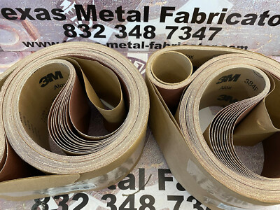 3M 384F RB Cloth Belts Film-Lok Grade 120+ 6  x 131 1/2 /po Qty 20 Belts 