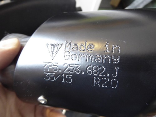 Porsche Cayenne GTS 7P5253682J Auspuff Blende Neu - Picture 3 of 4