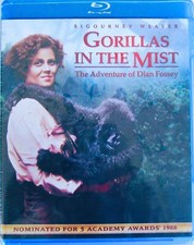 Gorillas in the Mist: Story Of Dian Fossey (Blu-ray, 2014) Sigourney Weaver