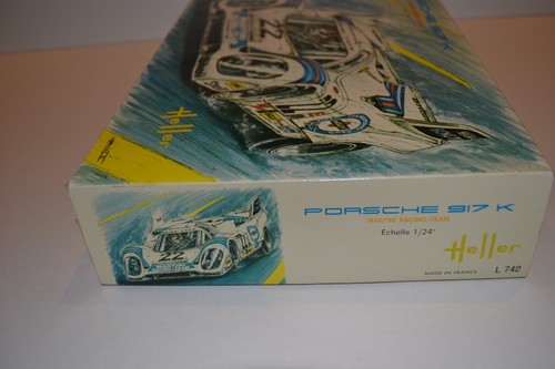 ANCIENNE MAQUETTE HELLER L 742 PORSCHE 917 K ( DEBUT DE MONTAGE MOTEUR ) 1/24 - Photo 20/21