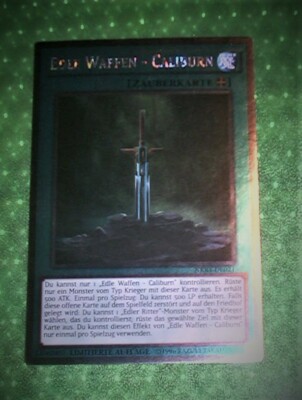 Yu-Gi-Oh NKRT-EN021, Noble Weapons - Caliburn, ''Near Mint'', NEW Unplayed, Limited.