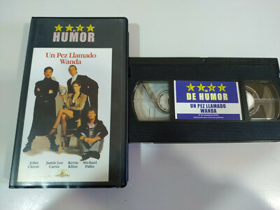 Un Fisch Namens Wanda Kevin Kline Jamie Lee Curtis - VHS Kassette Tape Spanish