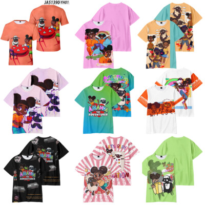 Cosplay Amanda the Adventurer 3D T-Shirts Halloween Adult Kids Sports Top Tee